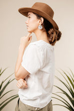 Load image into Gallery viewer, Oceanside Ruffle Trim Top