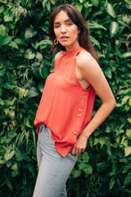 Load image into Gallery viewer, Effortless Halter Top in Coral