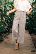 Load image into Gallery viewer, Georgia Wide Leg Striped Bottoms