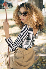 Load image into Gallery viewer, Billie Scoop Back Top in Black