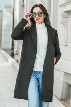 Load image into Gallery viewer, London Wool Coat in Olive - FINAL SALE