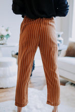 Load image into Gallery viewer, Tapered Crop Bottoms in Camel