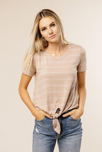 Load image into Gallery viewer, Ainsley Striped Top in Ivory - FINAL SALE