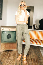 Load image into Gallery viewer, Downtown Cargo Joggers in Olive