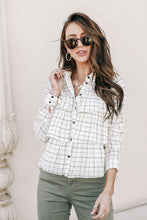 Load image into Gallery viewer, Peplum Button Down Top