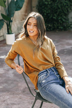 Load image into Gallery viewer, The Weekender Sweater in Mustard