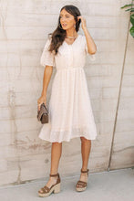 Load image into Gallery viewer, Alice Pom Pom Midi Dress