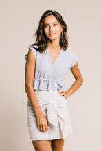 Load image into Gallery viewer, Belle Striped Mini Skirt