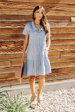 Load image into Gallery viewer, Raven Tiered Dress