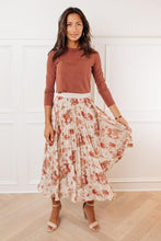 Load image into Gallery viewer, Karlee Floral Pleated Skirt