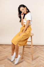 Load image into Gallery viewer, Ginger Midi Skirt in Mustard