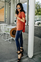 Load image into Gallery viewer, A Stone's Throw Striped Tunic in Rust