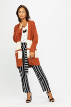 Load image into Gallery viewer, Lilou Knotted Stripe Pants in Black-FINAL SALE