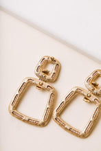 Load image into Gallery viewer, Gold Threaded Earrings in Blush
