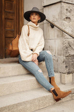 Load image into Gallery viewer, Jolene Turtleneck Sweater in Ivory
