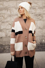 Load image into Gallery viewer, Kaylee Color Block Cardigan - FINAL SALE
