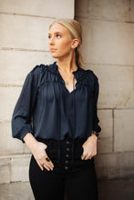 Load image into Gallery viewer, Nova Neck Tie Blouse
