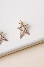Load image into Gallery viewer, Crystal Star Earrings
