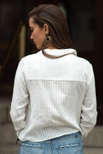 Load image into Gallery viewer, Rion Cropped Utility Top in White - FINAL SALE
