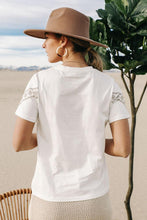 Load image into Gallery viewer, Morocco Embroidered Tee in Taupe
