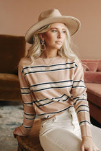 Load image into Gallery viewer, Diane Striped Crew Neck Sweater
