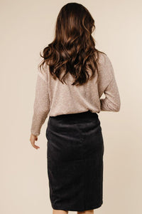Ella Mock Neck Top