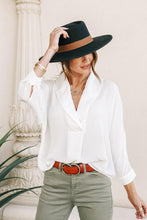 Load image into Gallery viewer, Leighton V Neck Blouse-FINAL SALE
