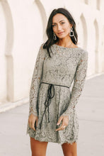 Load image into Gallery viewer, Marissa Lace Dress in Sage
