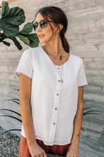 Load image into Gallery viewer, Button Down Stitch Top
