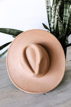 Load image into Gallery viewer, Morrison Wide Brim Hat in Taupe
