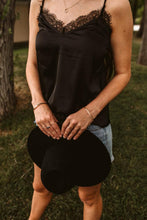 Load image into Gallery viewer, Ashe Lace Cami in Black - FINAL SALE
