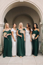 Load image into Gallery viewer, Florence Sweetheart Maxi Dress in Grey
