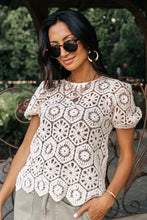Load image into Gallery viewer, Amira Crochet Top

