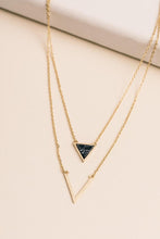 Load image into Gallery viewer, V Layered Pendant Necklace
