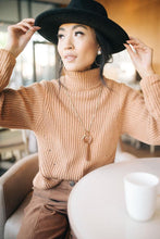 Load image into Gallery viewer, Luxem Sweater in Apricot
