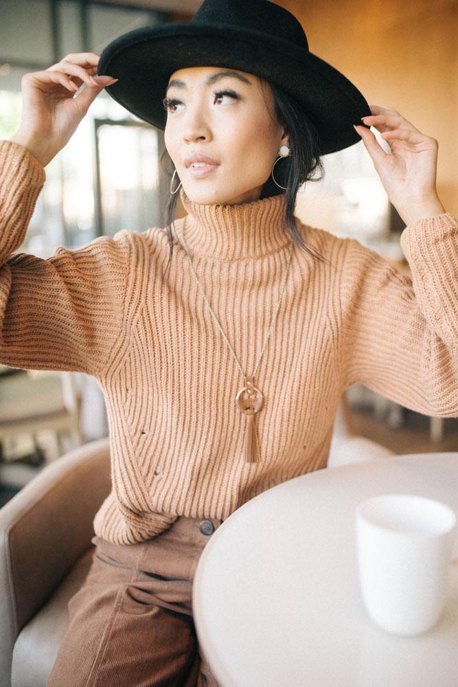 Luxem Sweater in Apricot