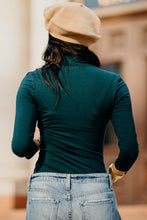 Load image into Gallery viewer, This Chic Emerald Mock Neck Top - FINAL SALE
